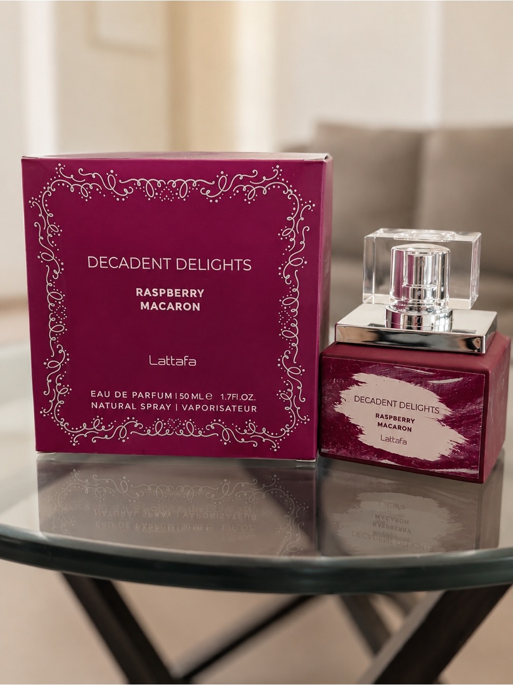 Lattafa Decadent Delights Raspberry Macaron EDP 50ml
